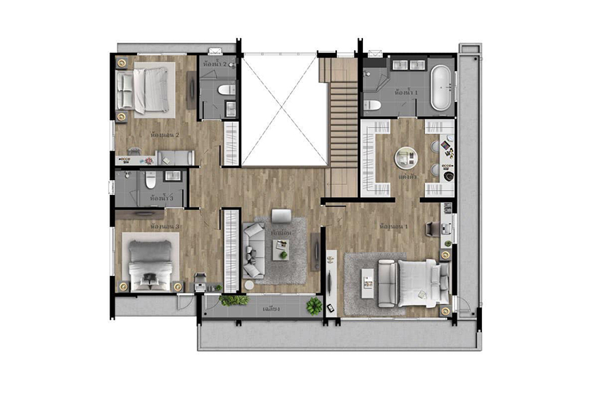 House with Shared Pool in Krung Thep Kritha 